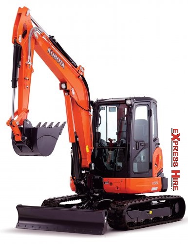 5.5 Tonne Excavator - Kubota U55-4