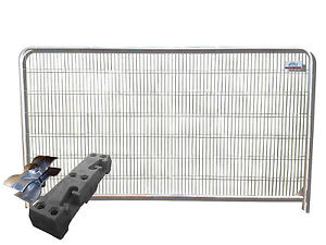 Site Fencing Set (c/w Block, Panel & Clip)