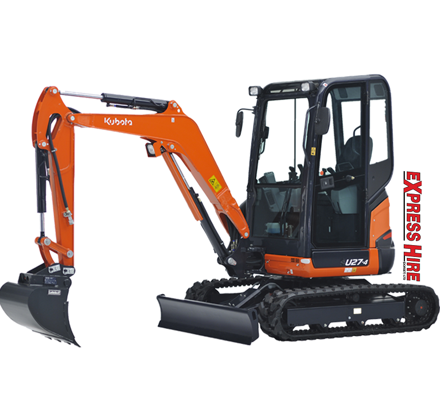 2.7 Tonne Excavator - Kubota U27-4